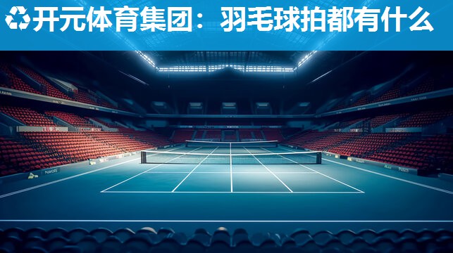 羽毛球拍都有什么